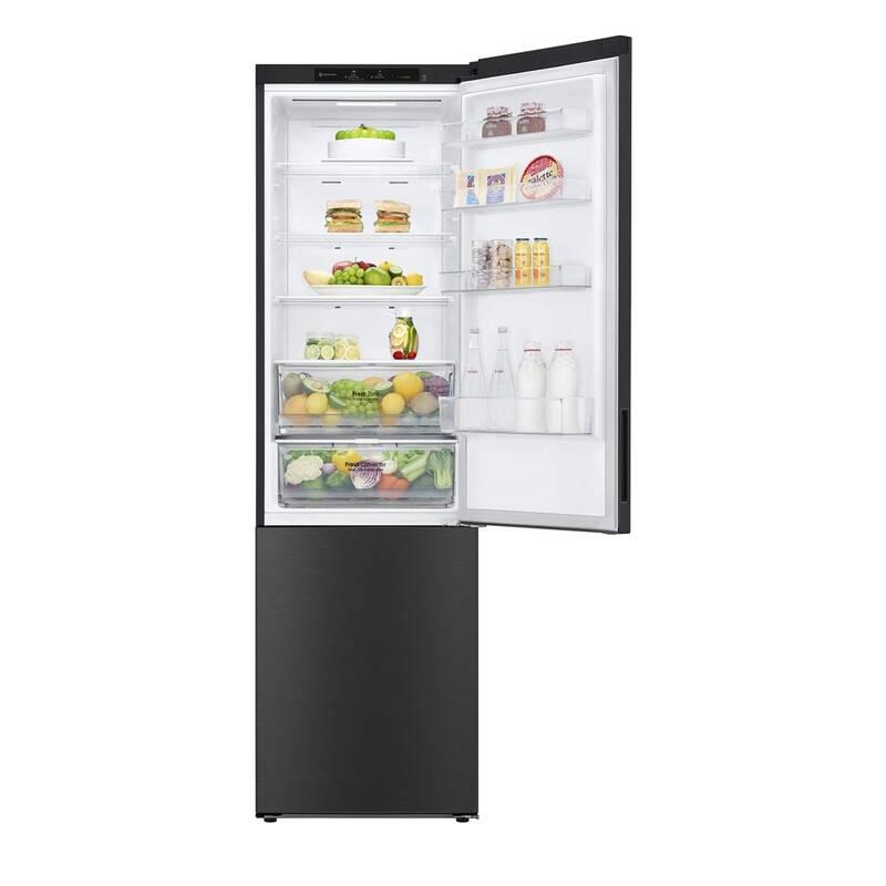 Chladnička s mrazničkou LG GBP62MCNBC černá