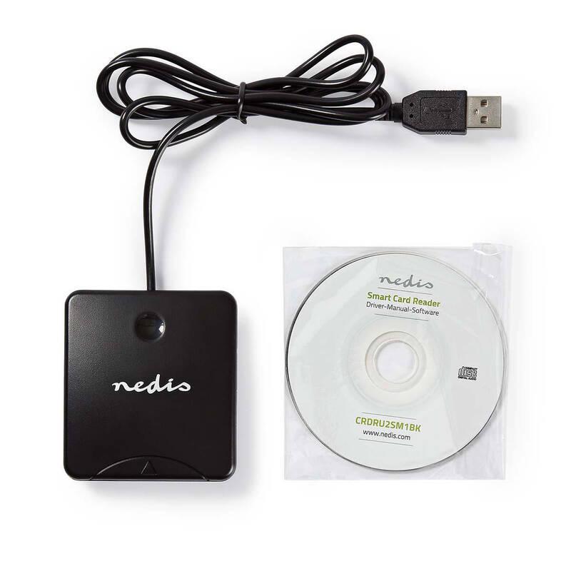 Čtečka eObčanek Nedis Smart Card USB 2.0