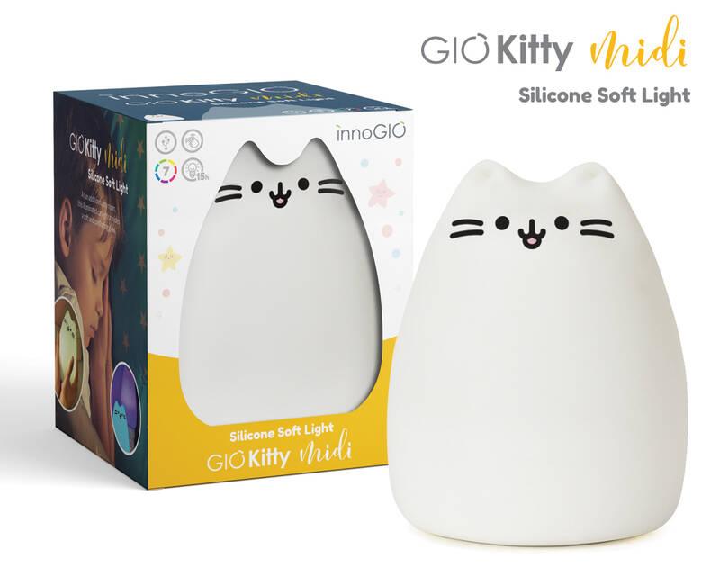 Dětská LED lampička InnoGIO KITTY Midi