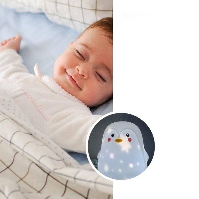 Dětská LED lampička InnoGIO PENGUIN Midi