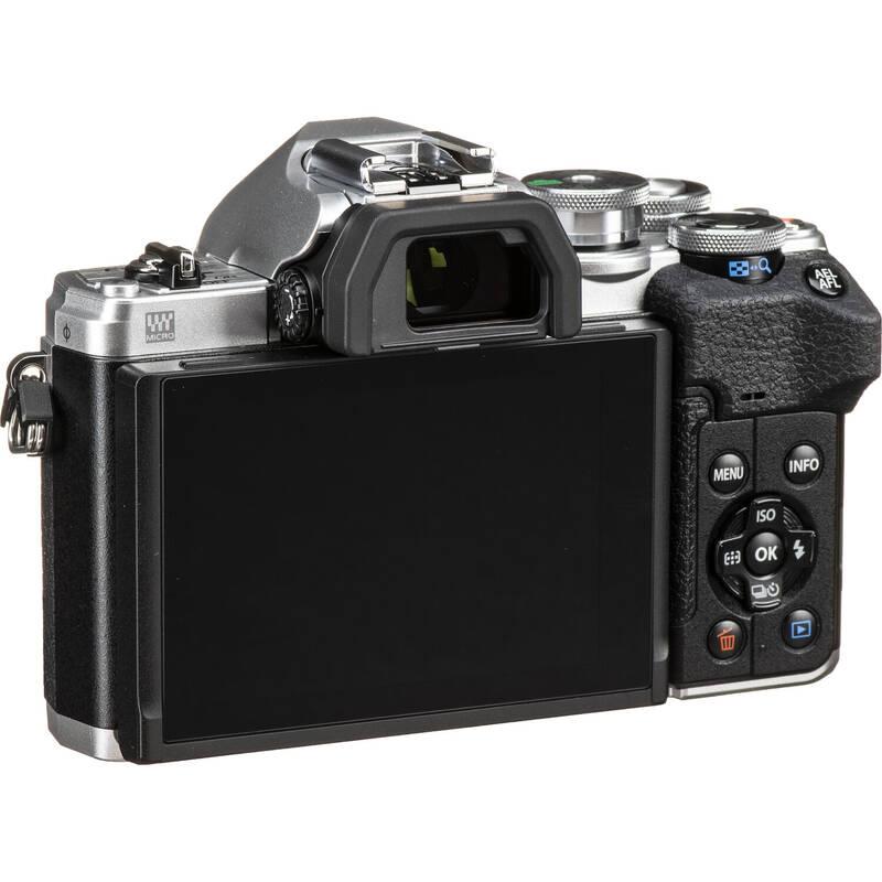 Digitální fotoaparát Olympus E-M10 Mark IV stříbrný, Digitální, fotoaparát, Olympus, E-M10, Mark, IV, stříbrný