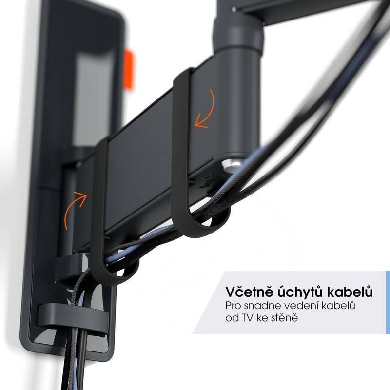 Držák TV Vogel’s TVM 3423 polohovatelný, pro úhlopříčky 32" až 65", nosnost 25 kg černý