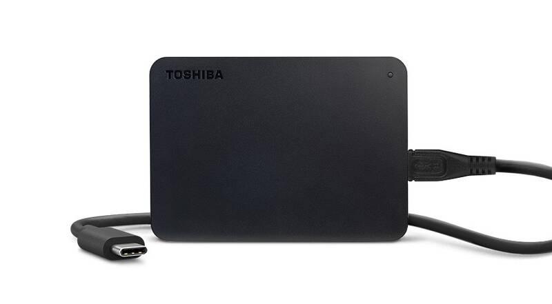Externí pevný disk 2,5" Toshiba Canvio Basics 1TB, USB 3.2 Gen 1 černý