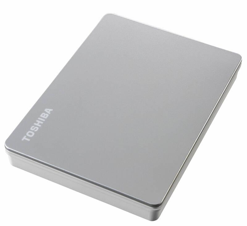 Externí pevný disk 2,5" Toshiba Canvio Flex 4TB USB 3.2 Gen 1 stříbrný