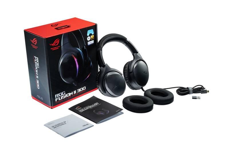 Headset Asus ROG Fusion II 300 černý, Headset, Asus, ROG, Fusion, II, 300, černý