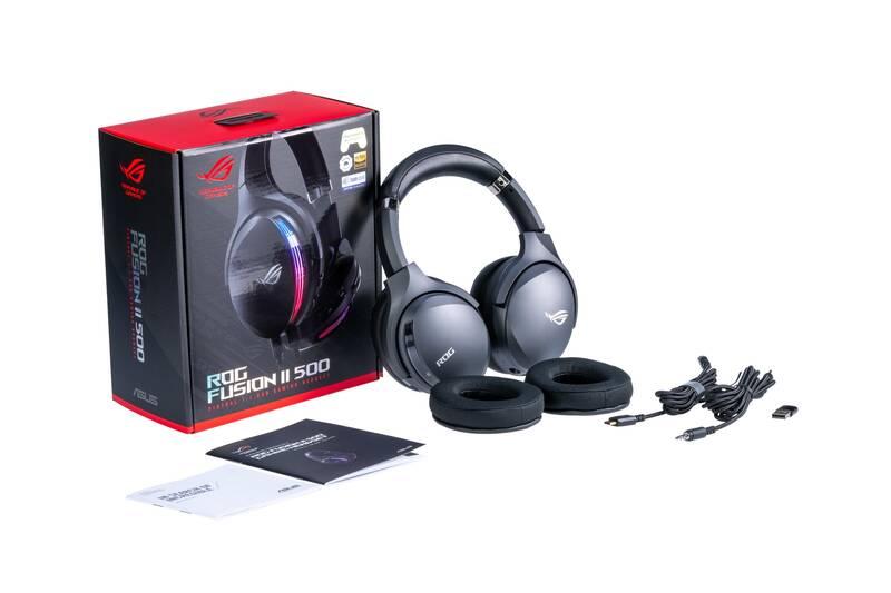 Headset Asus ROG Fusion II 500 černý, Headset, Asus, ROG, Fusion, II, 500, černý