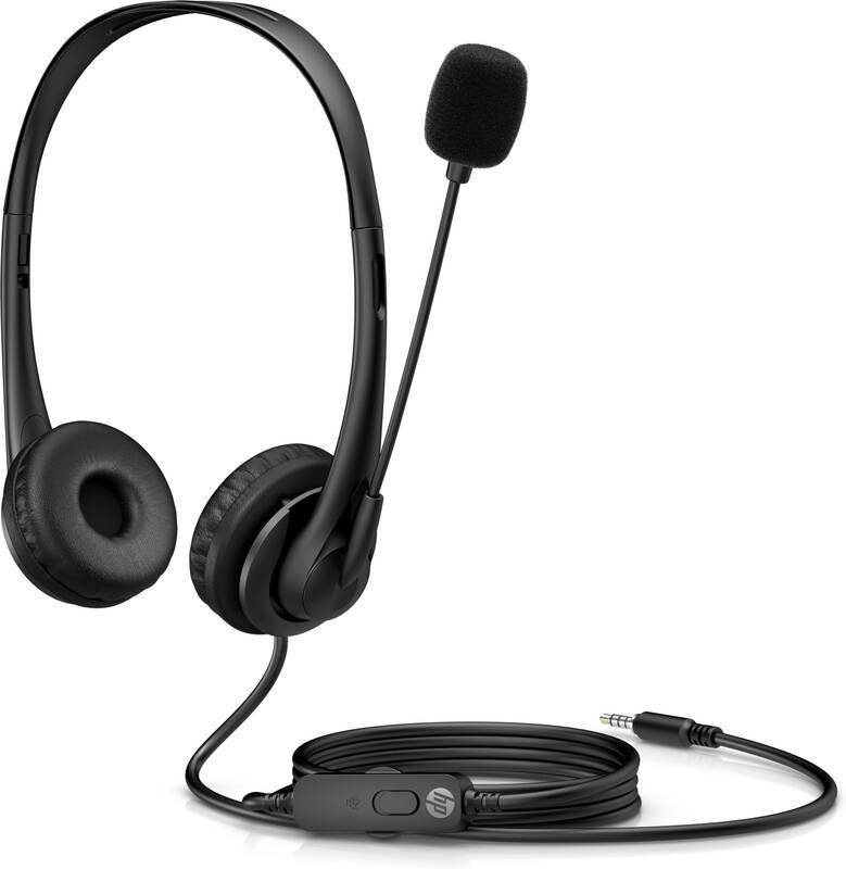 Headset HP G2 3,5mm jack černý