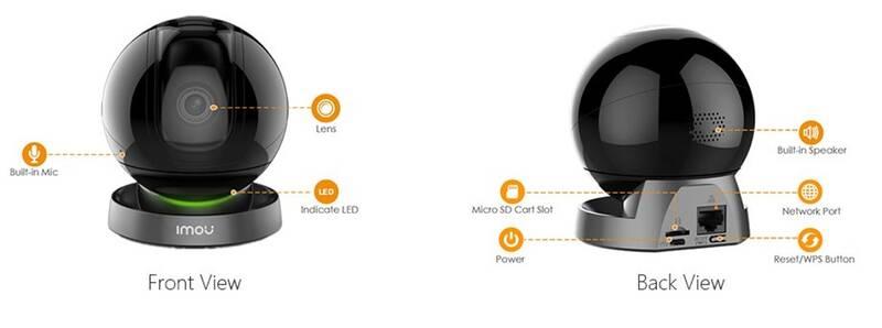 IP kamera Imou Rex 4MP černá