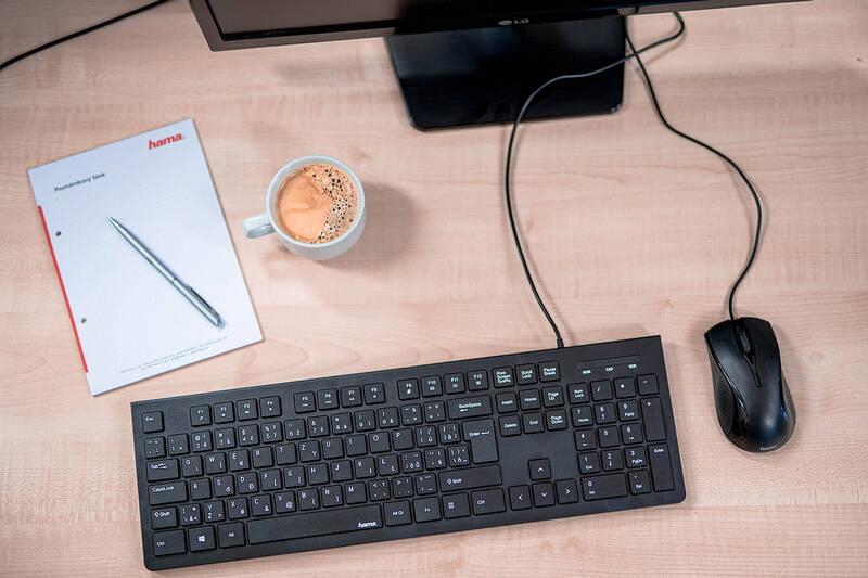 Klávesnice Hama Basic KC-200, CZ SK černá