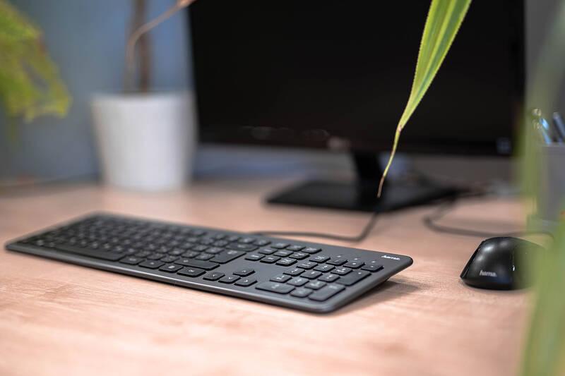 Klávesnice Hama KC-700, CZ SK černá