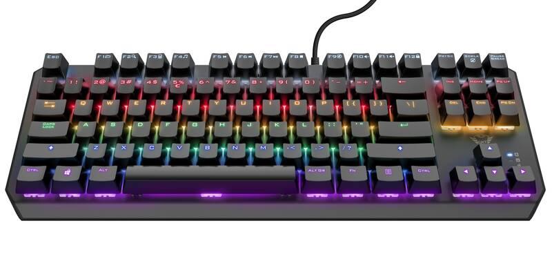 Klávesnice Trust GXT 834 Callaz TKL, US černá