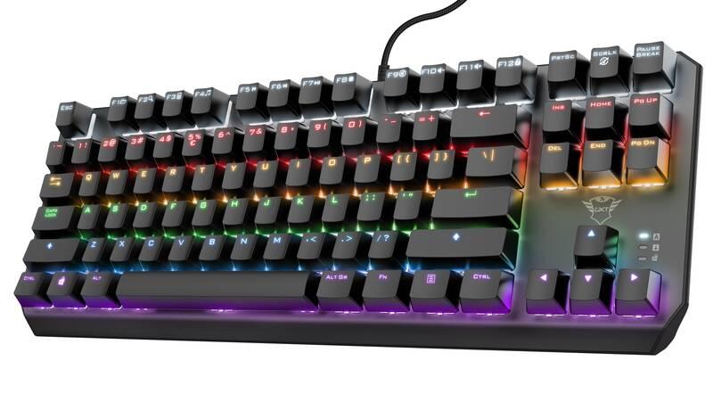 Klávesnice Trust GXT 834 Callaz TKL, US černá