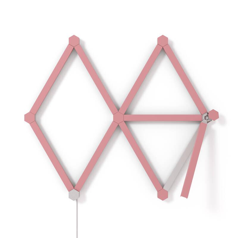 Kryt Nanoleaf Lines Skin, matte pink 9 ks, Kryt, Nanoleaf, Lines, Skin, matte, pink, 9, ks