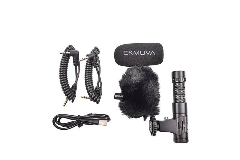 Mikrofon CKMova VCM3 PRO pro DSLR a Smartphone