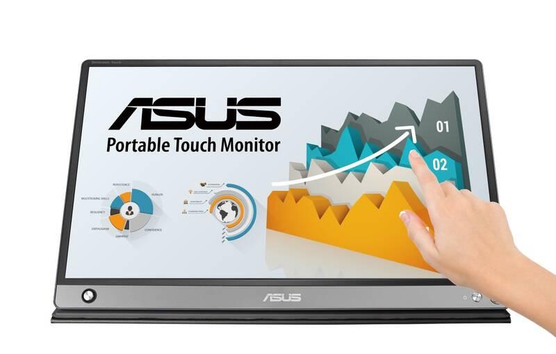 Monitor Asus ZenScreen Touch MB16AMT šedý