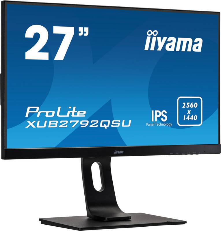 Monitor IIYAMA ProLite XUB2792QSU-B1 černý, Monitor, IIYAMA, ProLite, XUB2792QSU-B1, černý