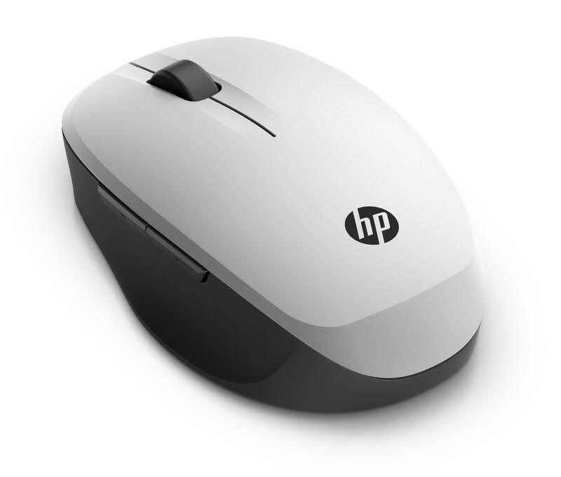 Myš HP 300 Dual Mode stříbrná