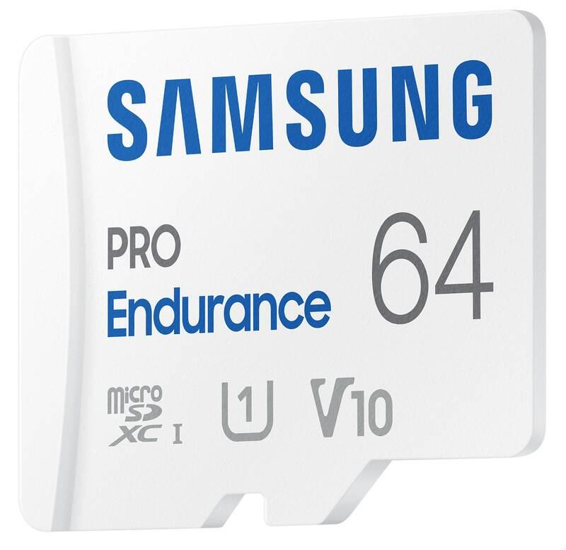 Paměťová karta Samsung Micro SDXC Pro Endurance 64GB UHS-I U1 SD adaptér