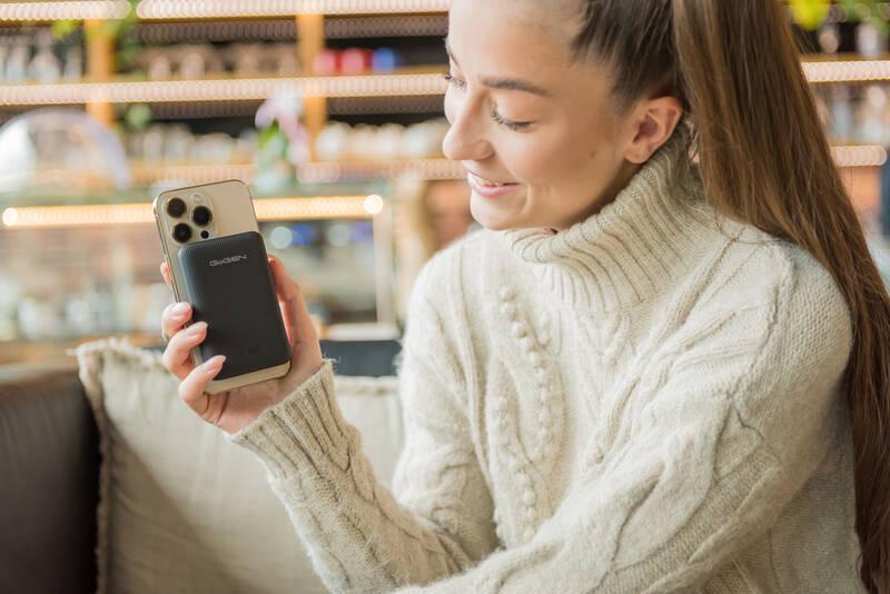 Powerbank GoGEN Magsafe 5000mAh, PBMS50001 černá