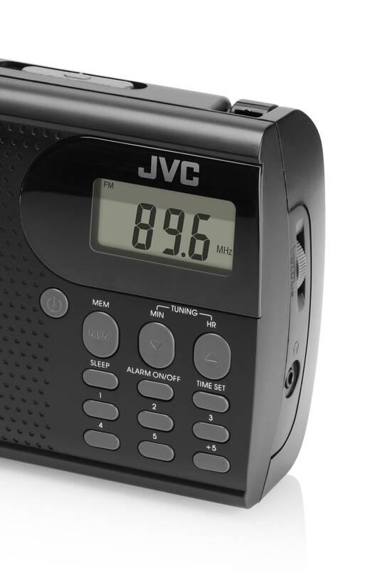 Radiopřijímač JVC RA-E431B černý, Radiopřijímač, JVC, RA-E431B, černý