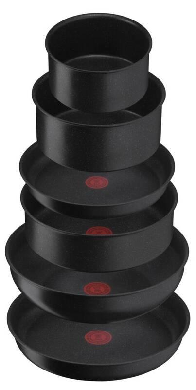 Sada hrnců Tefal Ingenio Black Stone L3998702, 7 ks