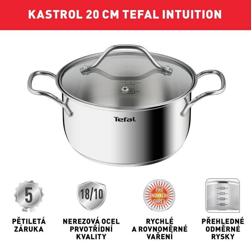 Sada nádobí Tefal Intuition B864S874, 8 ks