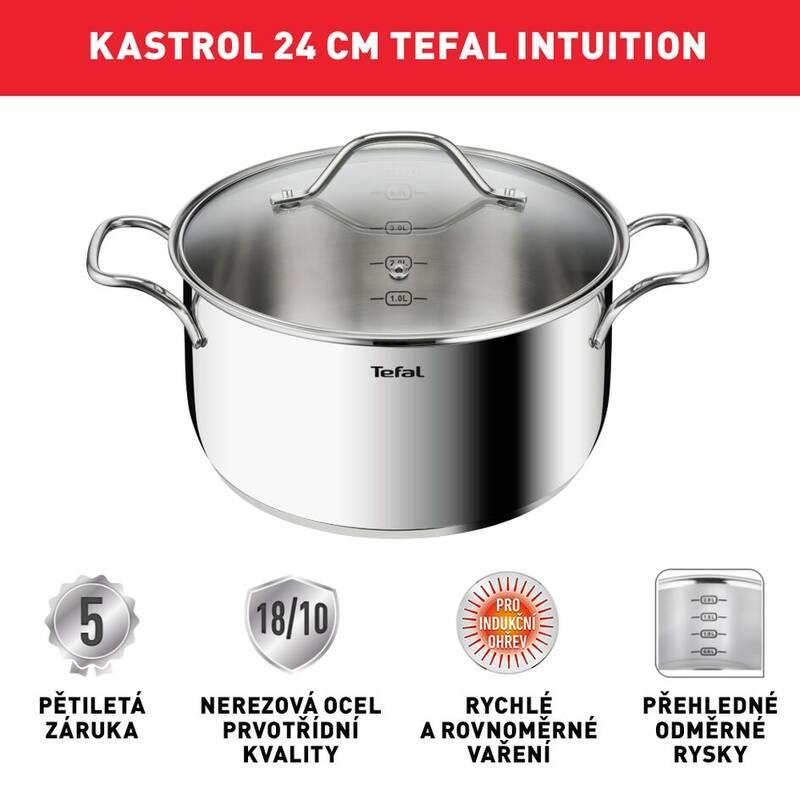 Sada nádobí Tefal Intuition B864S874, 8 ks