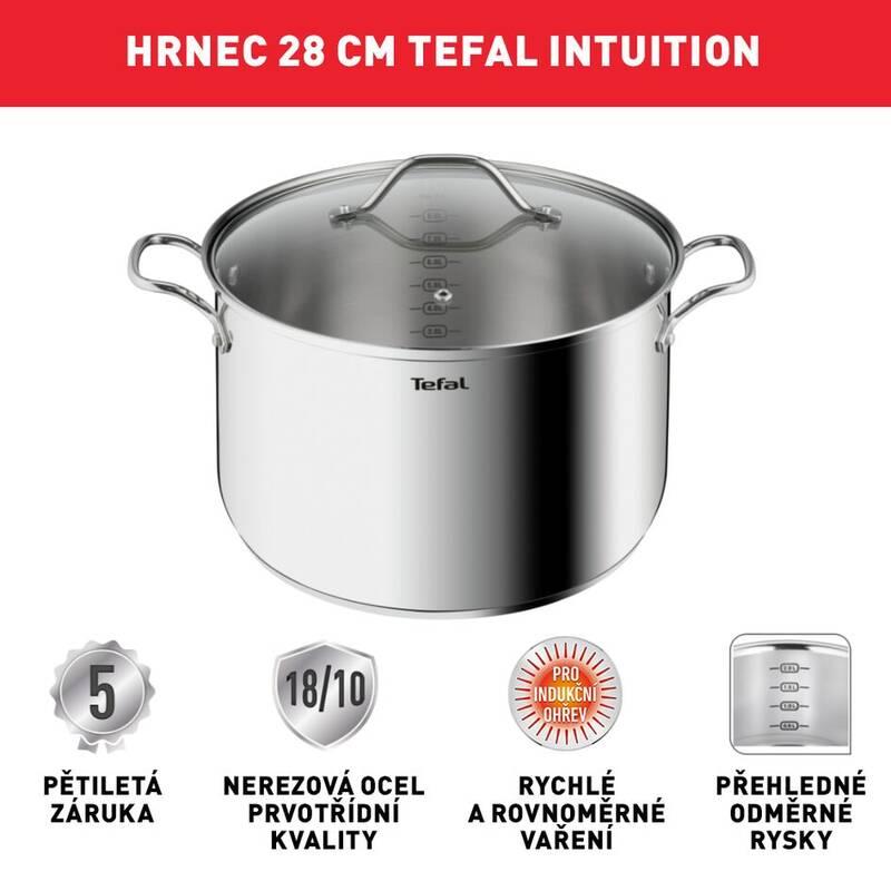 Sada nádobí Tefal Intuition B864S874, 8 ks