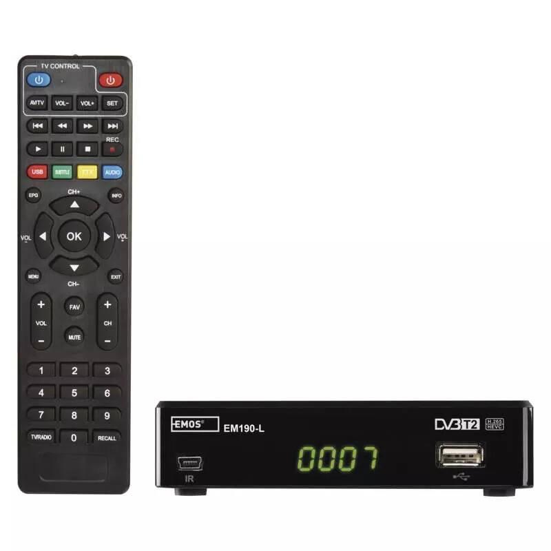 Set-top box EMOS EM190-L HD černý