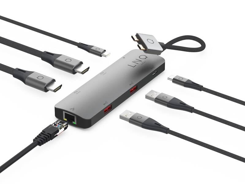 USB Hub Linq byELEMENTS 7in2 D2 Pro MST USB-C Multiport Hub