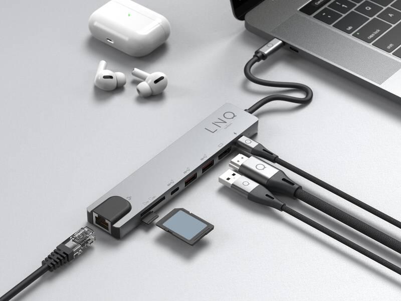 USB Hub Linq byELEMENTS 8in1 PRO USB-C Multiport Hub