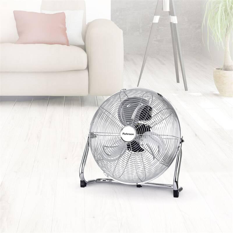 Ventilátor podlahový Rohnson R-8210 stříbrný