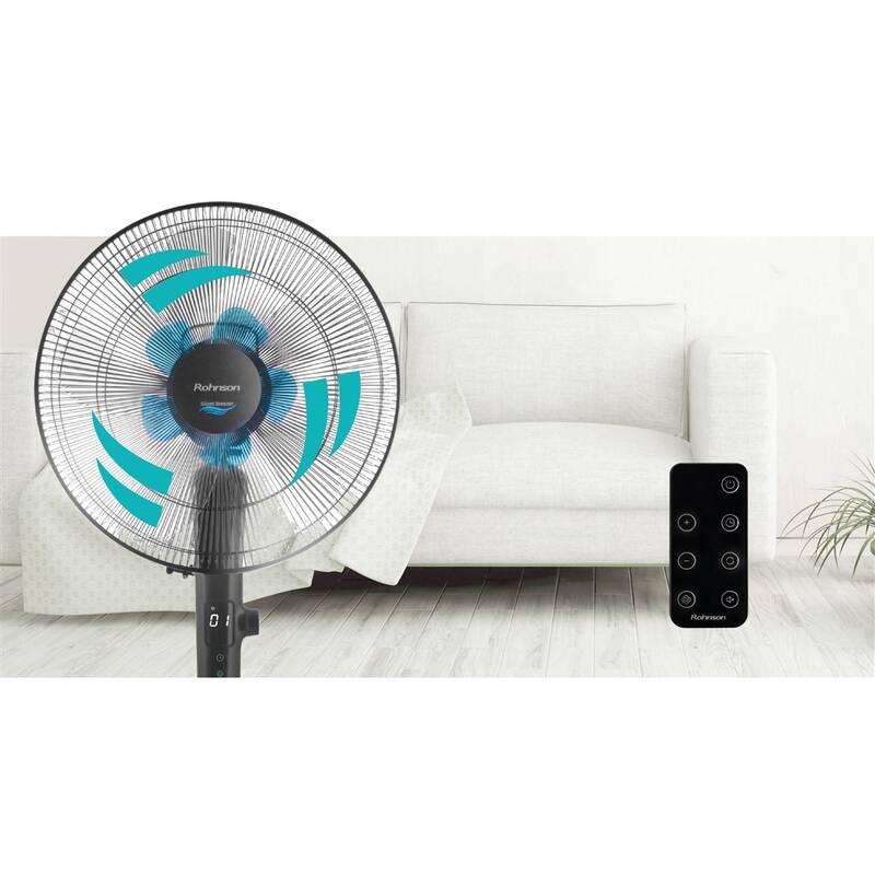 Ventilátor sloupový Rohnson R-8600 Silent Breezer černý
