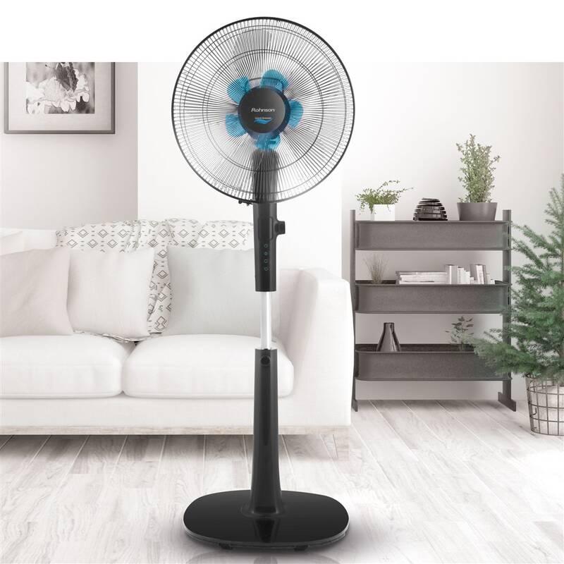 Ventilátor sloupový Rohnson R-8600 Silent Breezer černý