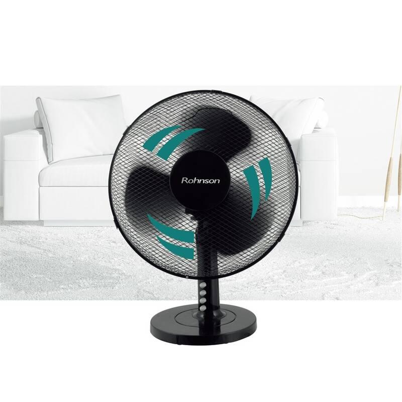 Ventilátor stolní Rohnson R-8371 černý