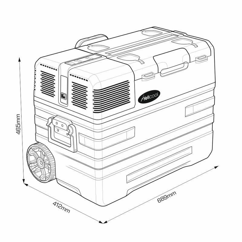 Autochladnička Yeticool PX42GREY