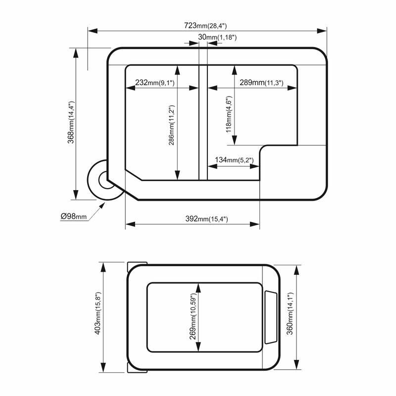 Autochladnička Yeticool TX36GREY