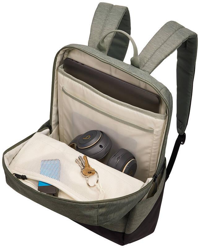 Batoh na notebook THULE Lithos 20 l černý zelený