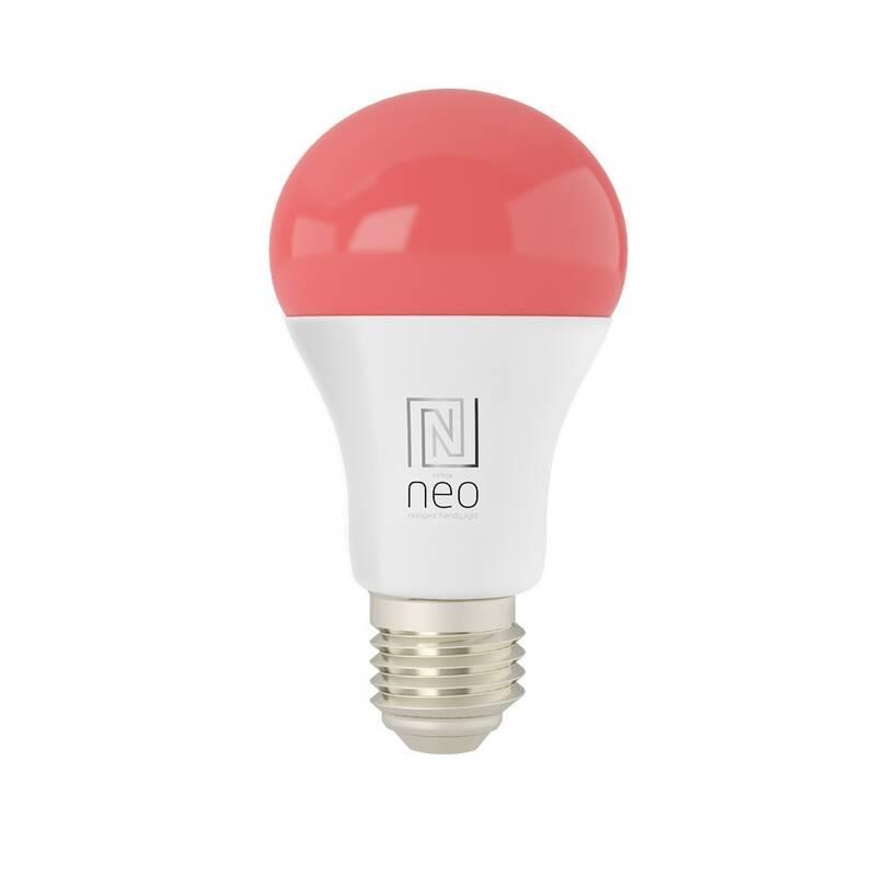 Chytrá žárovka IMMAX NEO SMART E27 11W RGB CCT barevná a bílá, stmívatelná, Zigbee, TUYA, 3ks