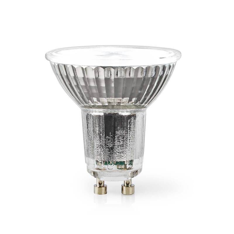 Chytrá žárovka Nedis SmartLife bodová, Wi-Fi, GU10, 345 lm, 4.9 W, RGB Teplá - studená bílá