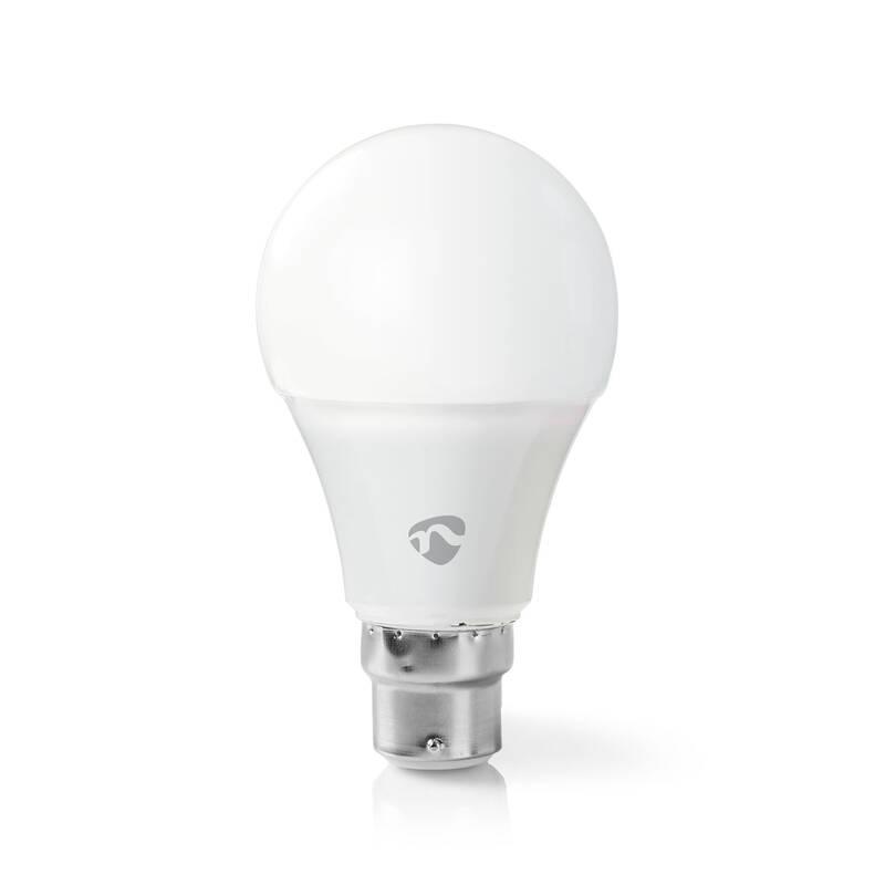 Chytrá žárovka Nedis SmartLife klasik, Wi-Fi, B22, 800 lm, 9 W, Studená Bílá Teplá Bílá