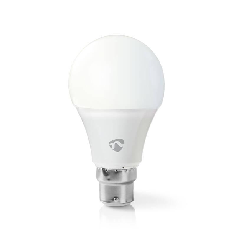 Chytrá žárovka Nedis SmartLife klasik, Wi-Fi, B22, 800 lm, 9 W, Teplá Bílá