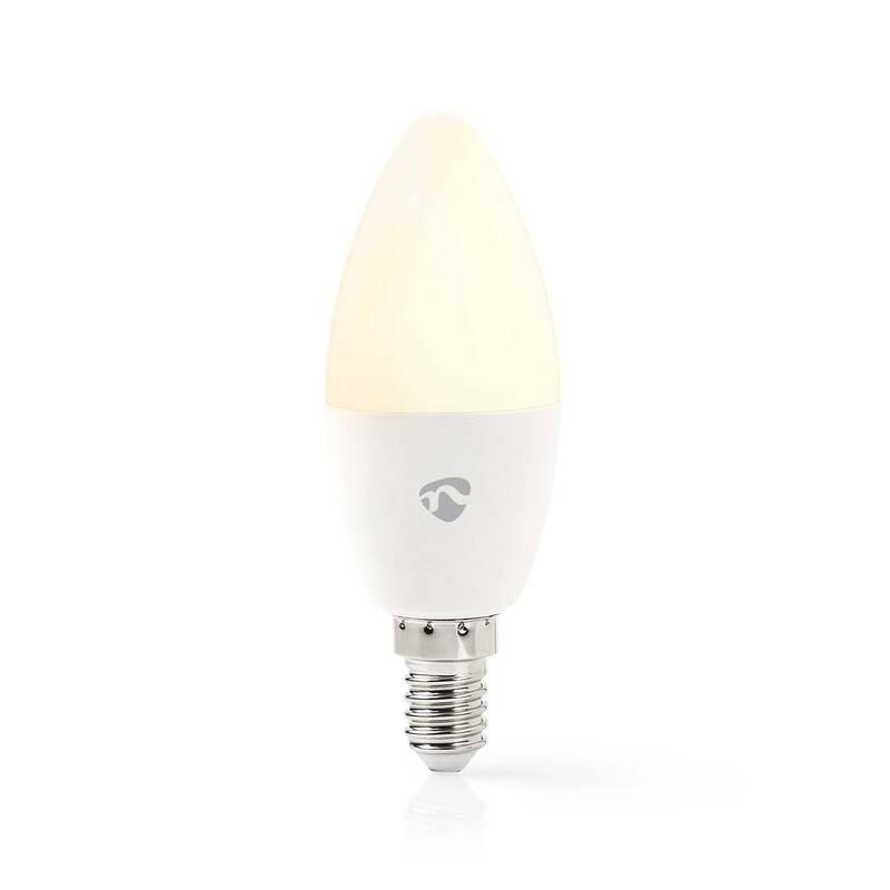 Chytrá žárovka Nedis SmartLife svíčka, Wi-Fi, E14, 470 lm, 4.9 W, RGB Teplá - studená bílá
