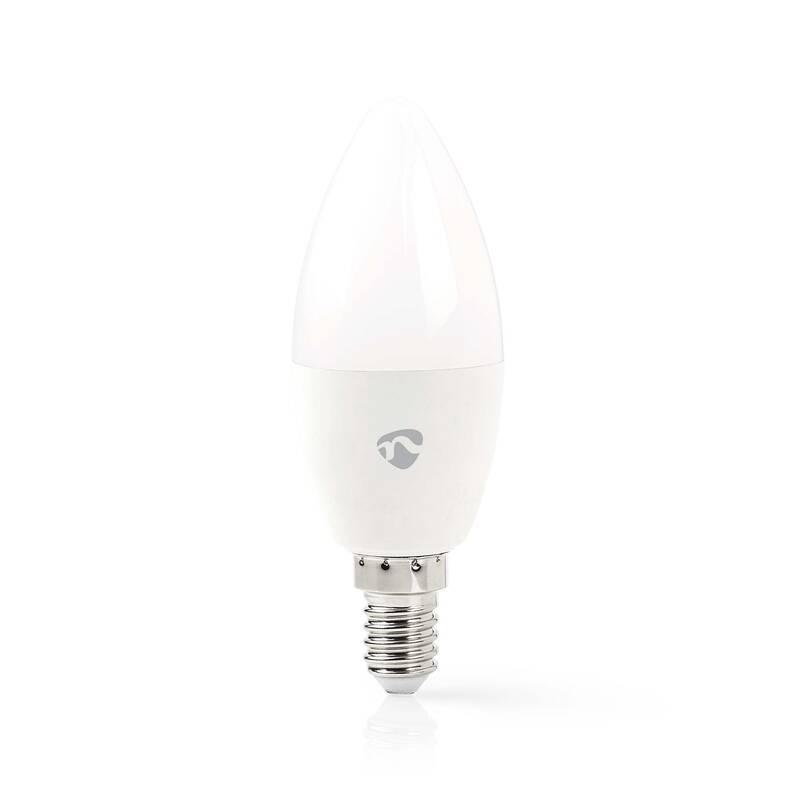 Chytrá žárovka Nedis SmartLife svíčka, Wi-Fi, E14, 470 lm, 4.9 W, RGB Teplá - studená bílá, Chytrá, žárovka, Nedis, SmartLife, svíčka, Wi-Fi, E14, 470, lm, 4.9, W, RGB, Teplá, studená, bílá