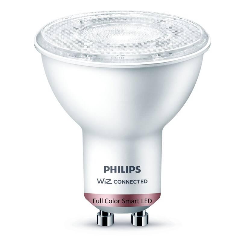 Chytrá žárovka Philips Smart LED 4,7W, GU10, RGB, Chytrá, žárovka, Philips, Smart, LED, 4,7W, GU10, RGB