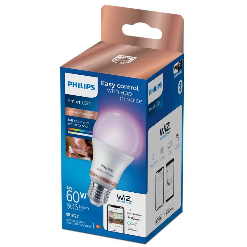 Chytrá žárovka Philips Smart LED 8W, E27, RGB