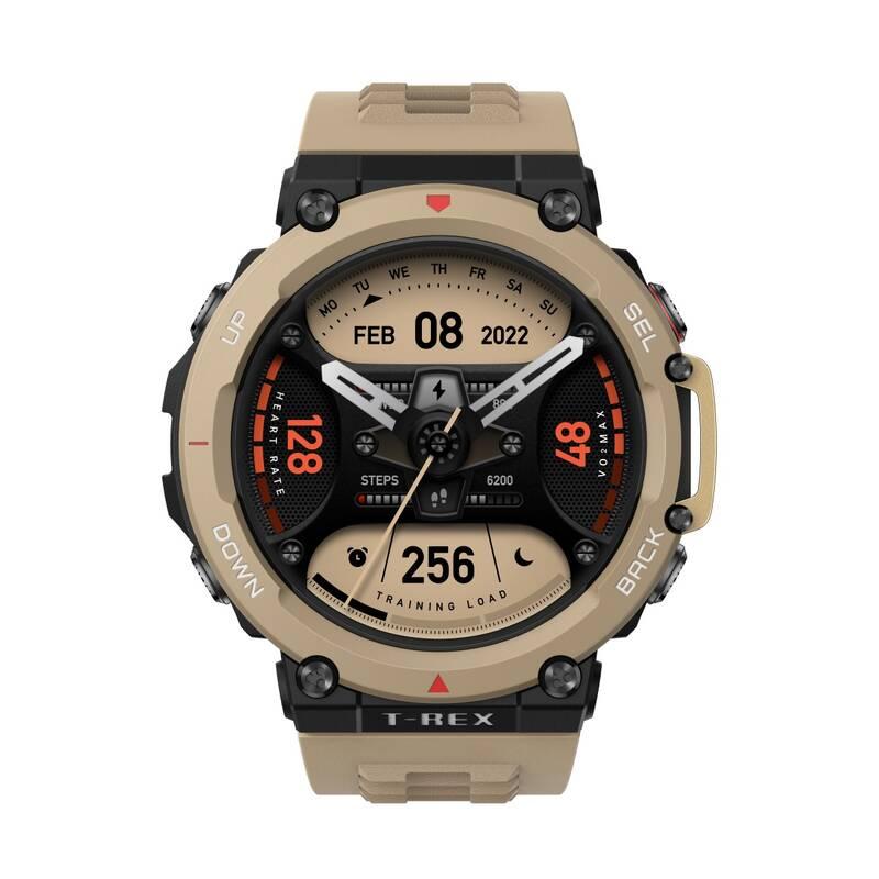 Chytré hodinky Amazfit T-Rex 2 - Desert Khaki