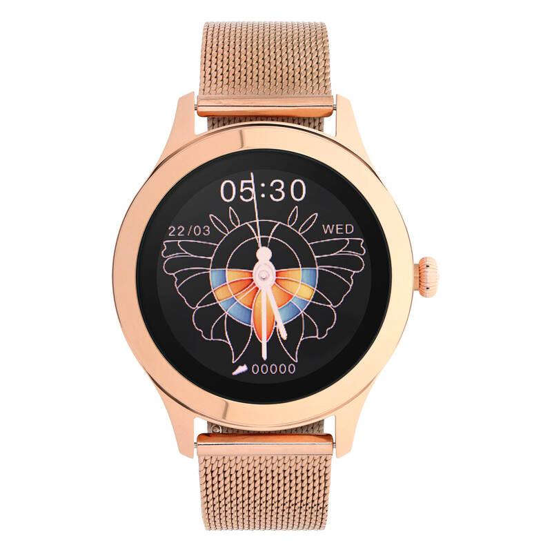 Chytré hodinky Garett Women Naomi Pro zlaté