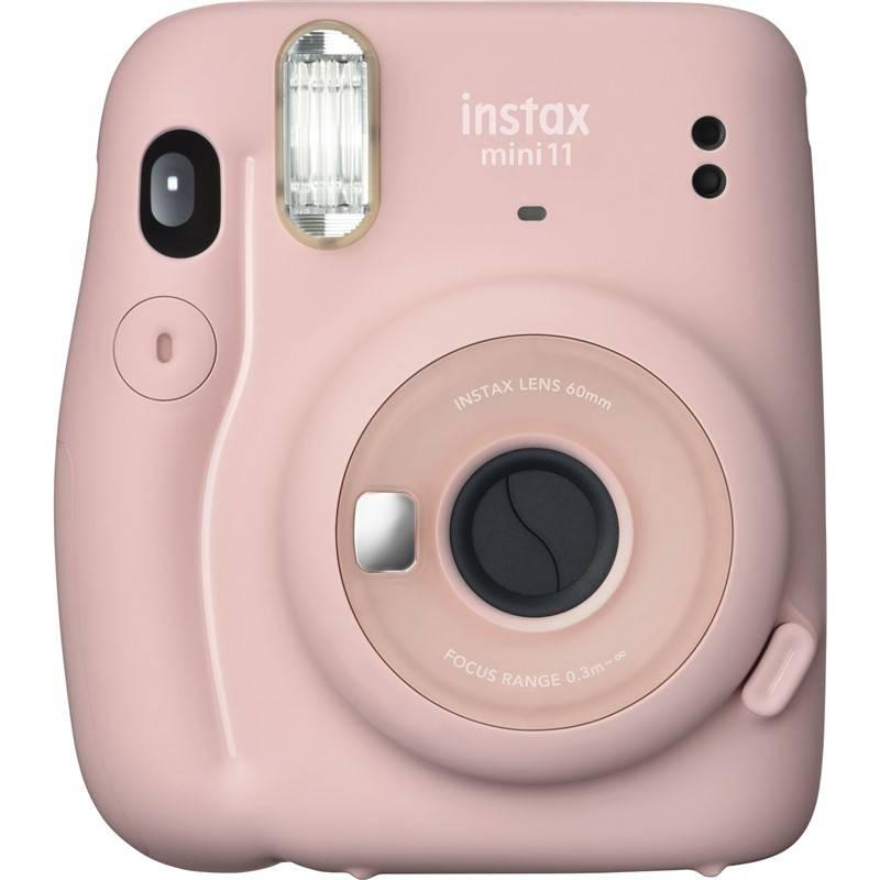 Digitální fotoaparát Fujifilm Instax mini 11 LED bundle růžový