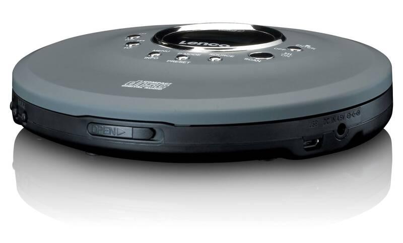 Discman Lenco CD-400 šedý